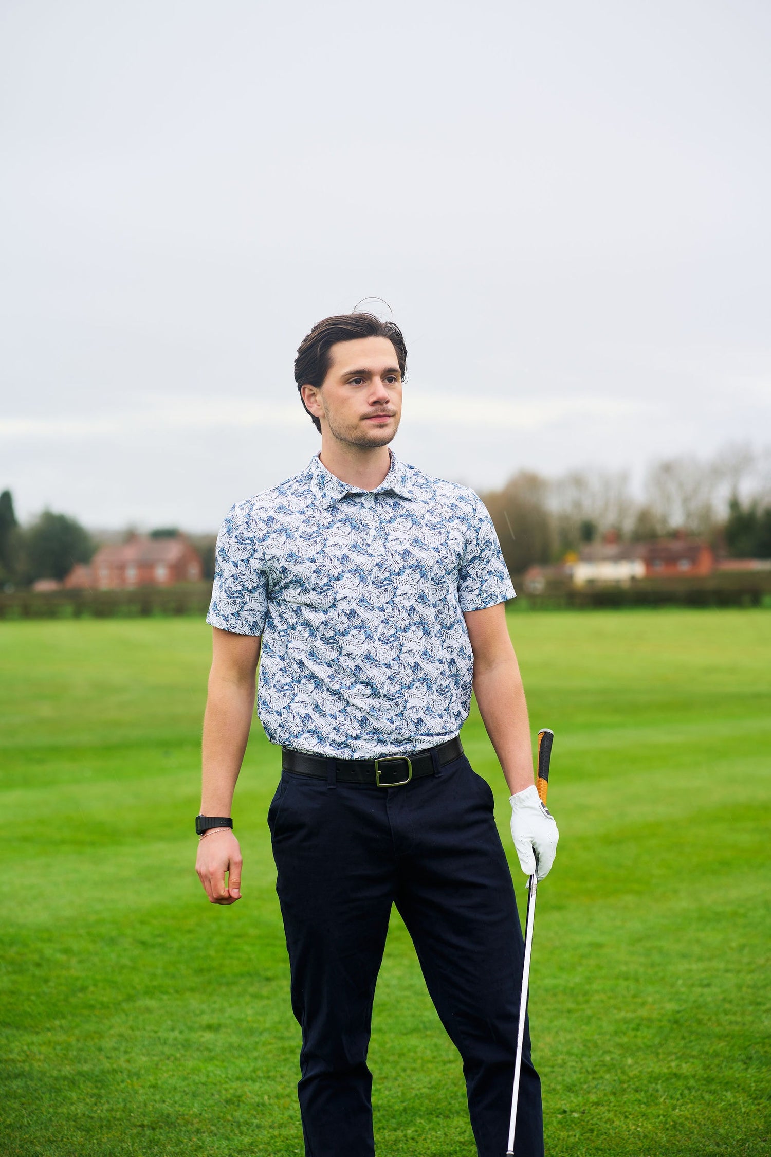 Bubbek Elite Performance Printed Golf Polo
