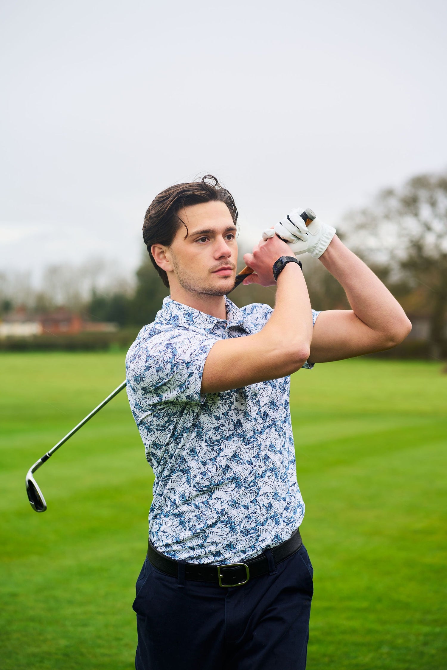 Bubbek Elite Performance Printed Golf Polo