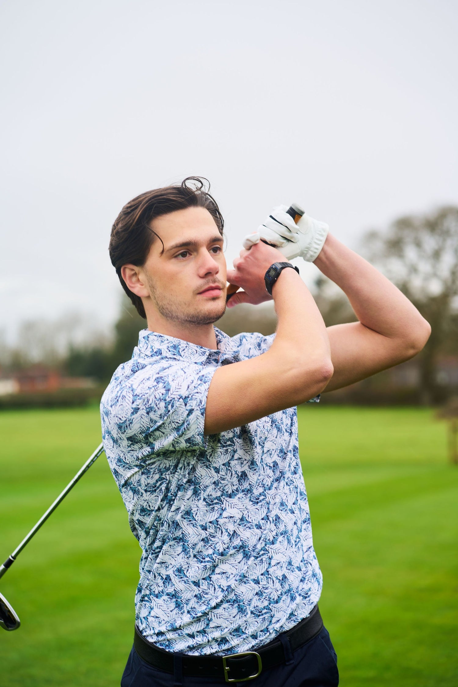 Bubbek Elite Performance Printed Golf Polo