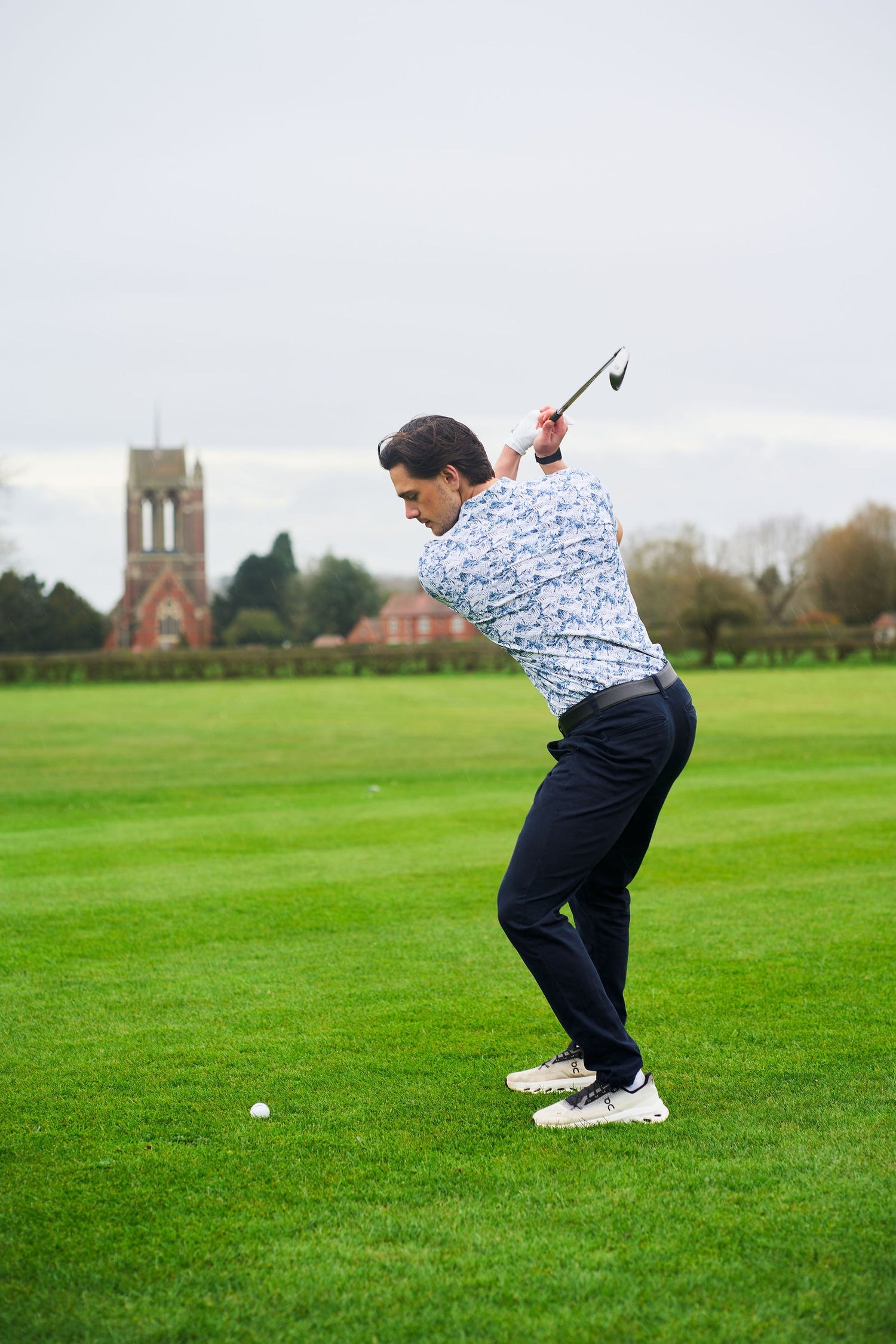 Bubbek Elite Performance Printed Golf Polo